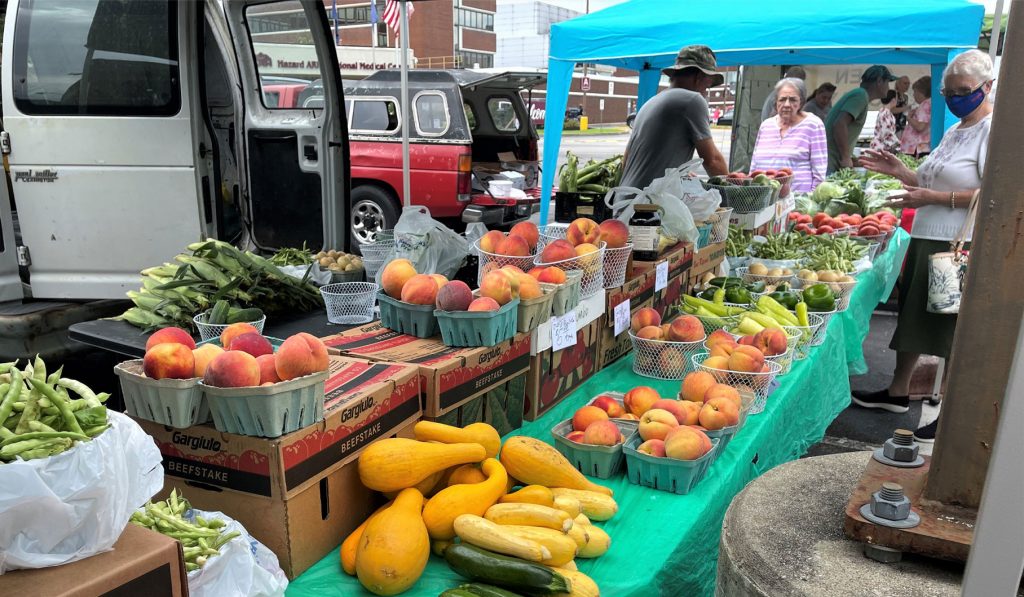 Hazard ARH Hosted its First Farmers Market July 16, 2021